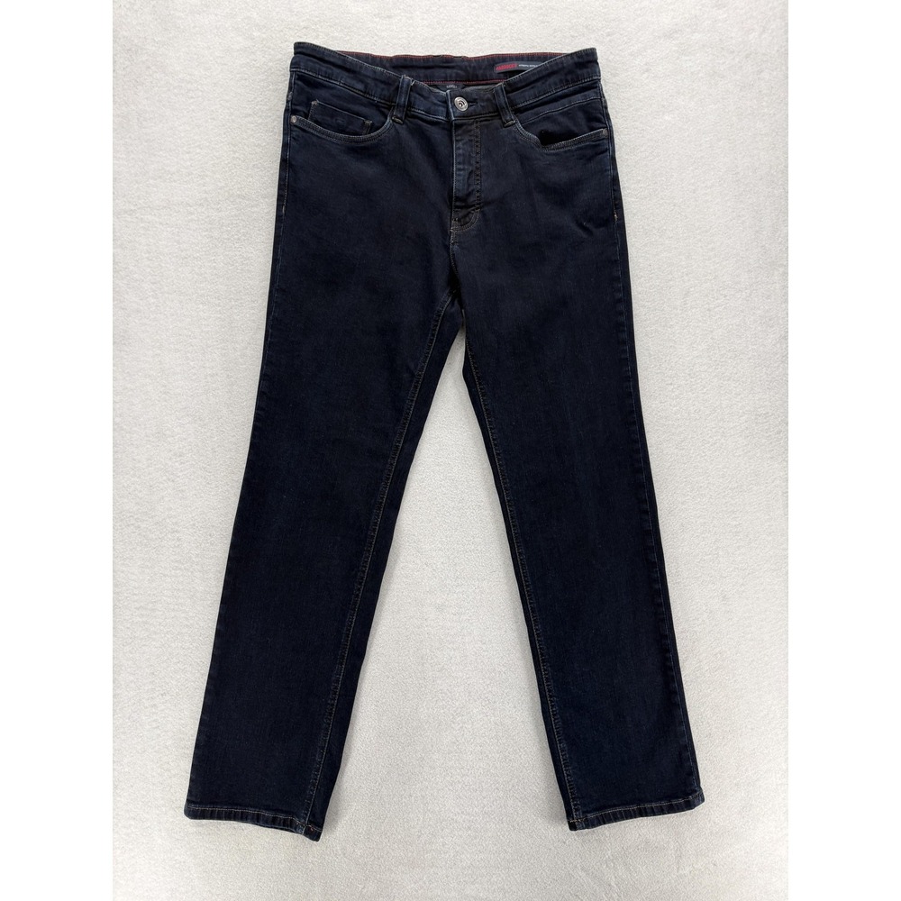 Paddock's Ranger Jeans Mens 36x32 Blue Dark Wash Regular Straight Stretch Denim